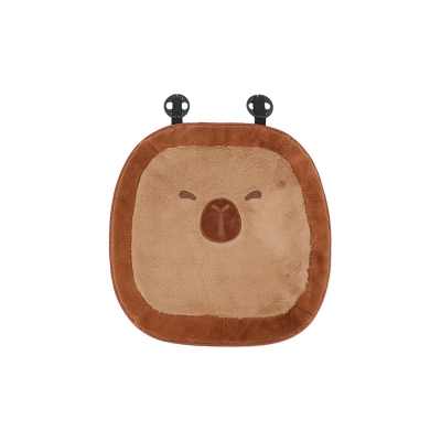 Cartoon Plush Car Seat Cushion Front 01