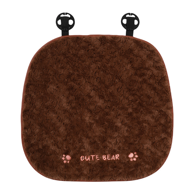Rabbit Hair Ground Car Seat Cushion Front
