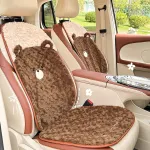 Rabbit Hair Ground Car Seat Cushion Front