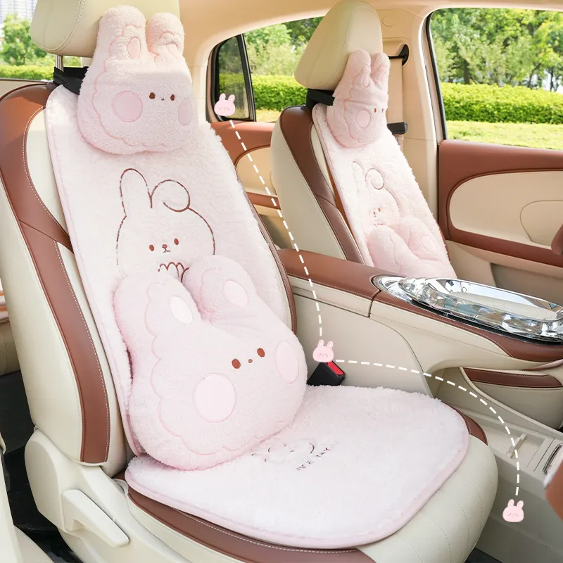 Steamed Velvet Cushion Rabbit Front Row