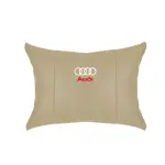 Suitable For Audi Car Seat Headrest Lumbar Pillow Off-White