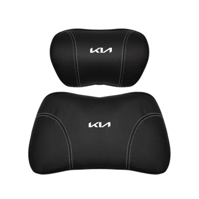 Suitable For Carnival Car Seat Headrest Lumbar Pillow Black 01