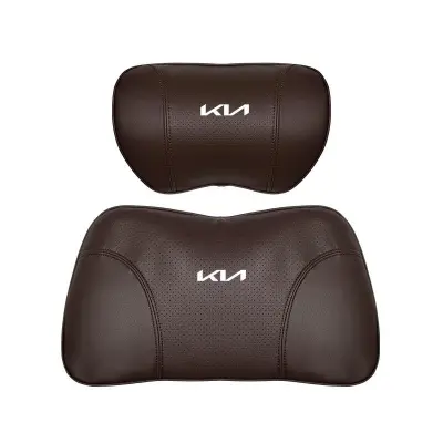 Suitable For Carnival Car Seat Headrest Lumbar Pillow Brown 01