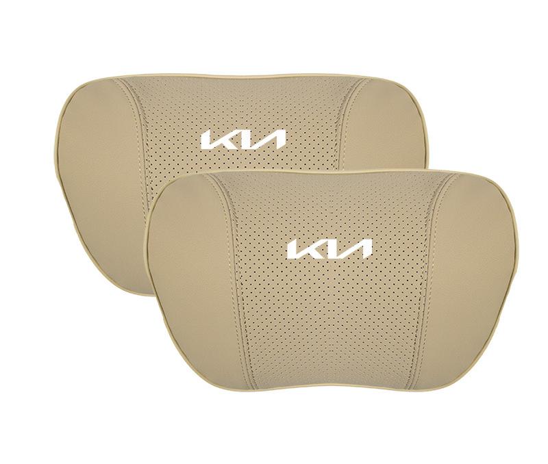 Suitable For Carnival Car Seat Headrest Lumbar Pillow Off-White
