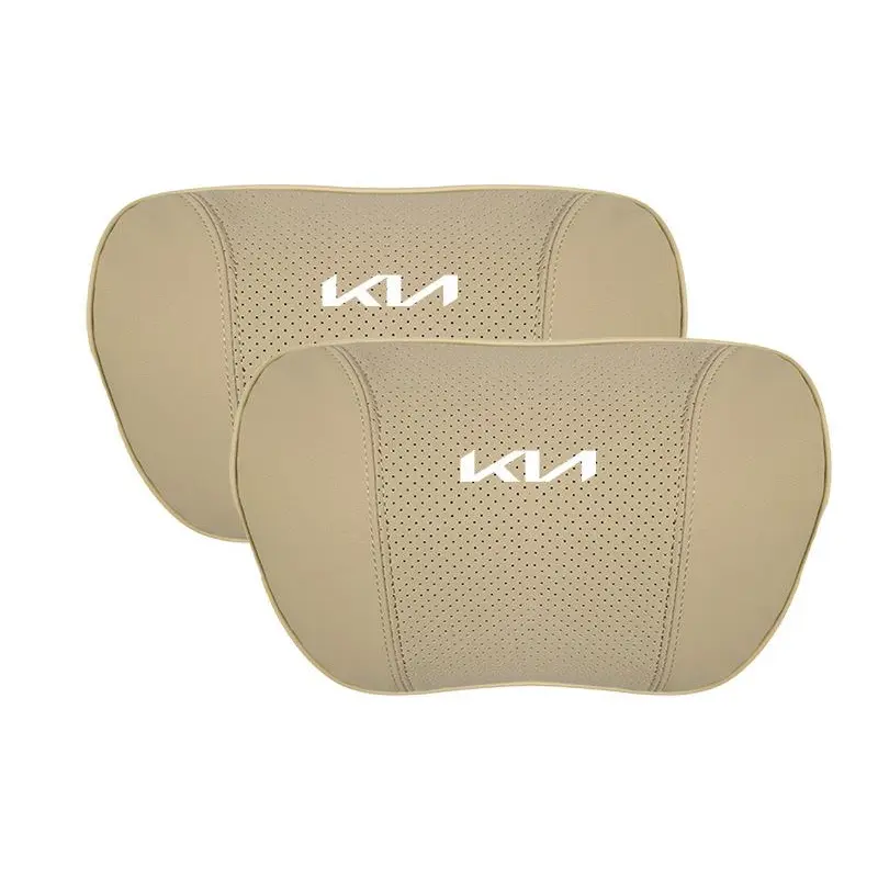 Suitable For Carnival Car Seat Headrest Lumbar Pillow Off-White