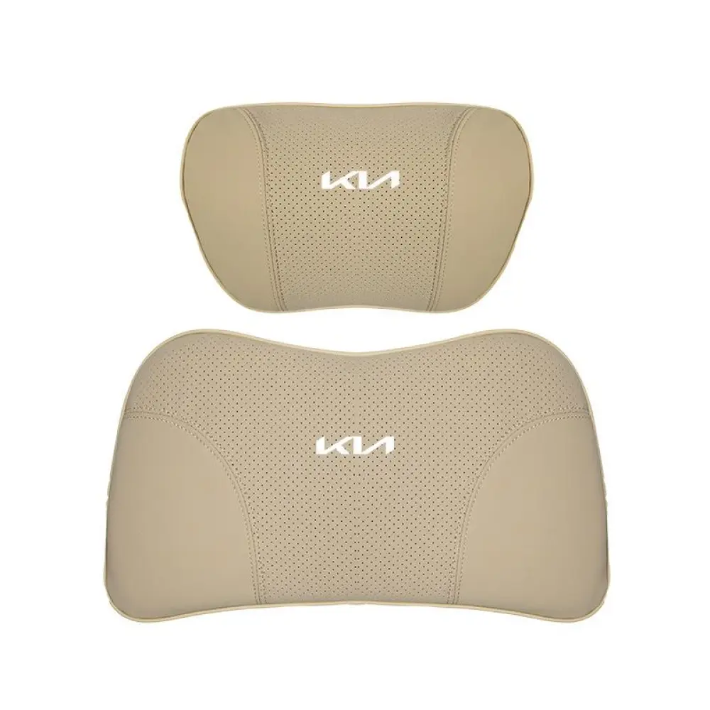 Suitable For Carnival Car Seat Headrest Lumbar Pillow Off-White
