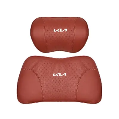 Suitable For Carnival Car Seat Headrest Lumbar Pillow Red 01