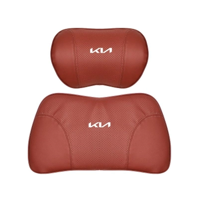 Suitable For Carnival Car Seat Headrest Lumbar Pillow Red 01