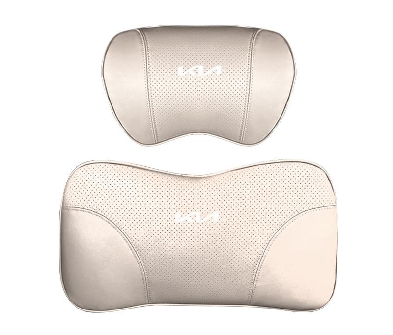 Suitable For Carnival Car Seat Headrest Lumbar Pillow White