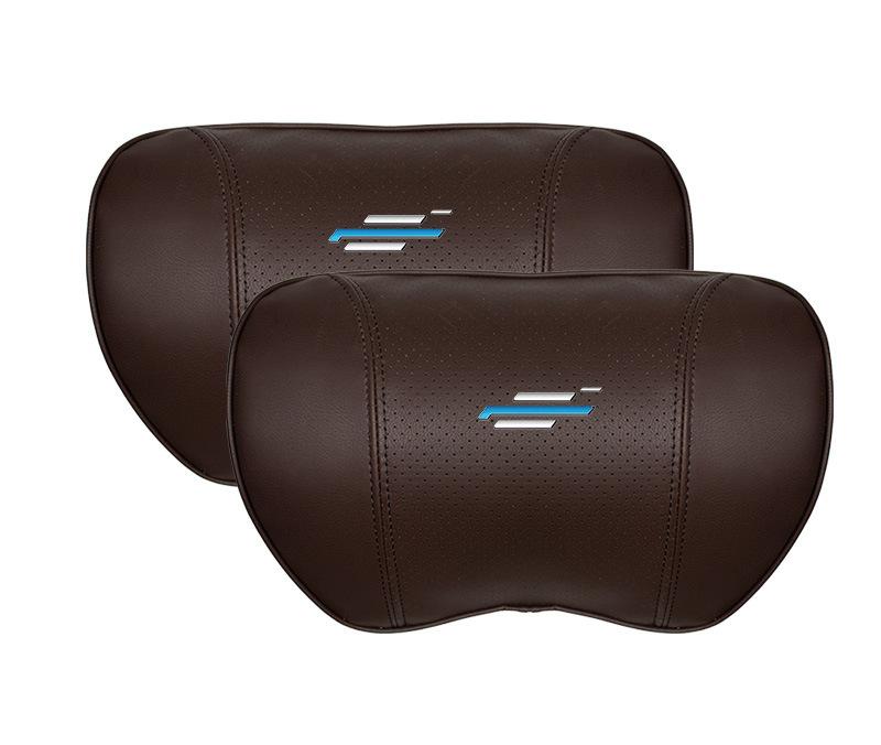 Suitable For Changan Car Seat Headrest Lumbar Pillow Brown
