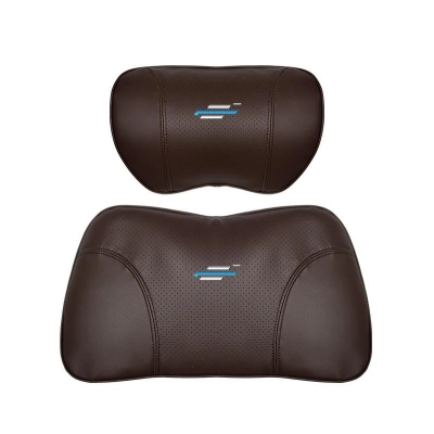 Suitable For Changan Car Seat Headrest Lumbar Pillow Brown 01