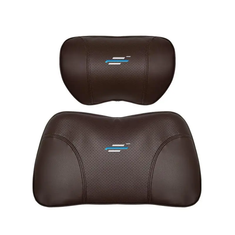 Suitable For Changan Car Seat Headrest Lumbar Pillow Brown