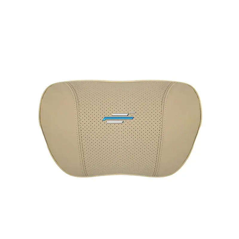 Suitable For Changan Car Seat Headrest Lumbar Pillow Off-White