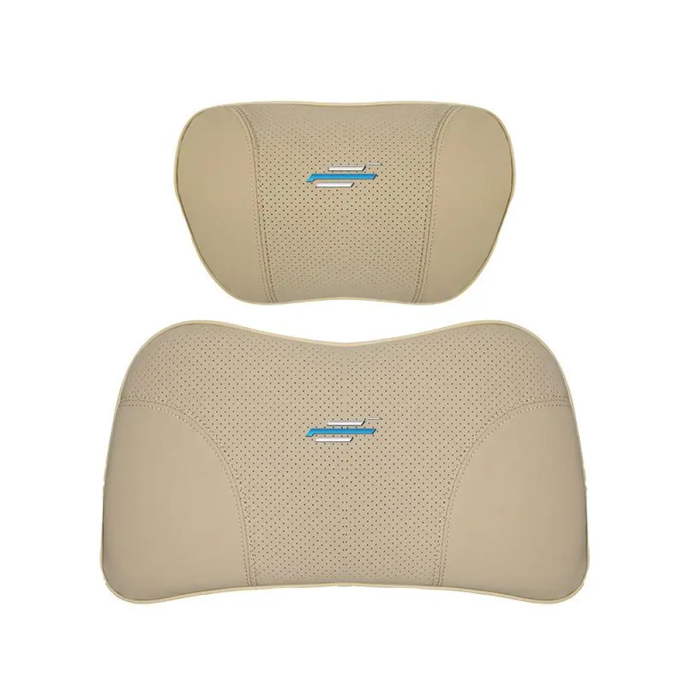 Suitable For Changan Car Seat Headrest Lumbar Pillow Off-White