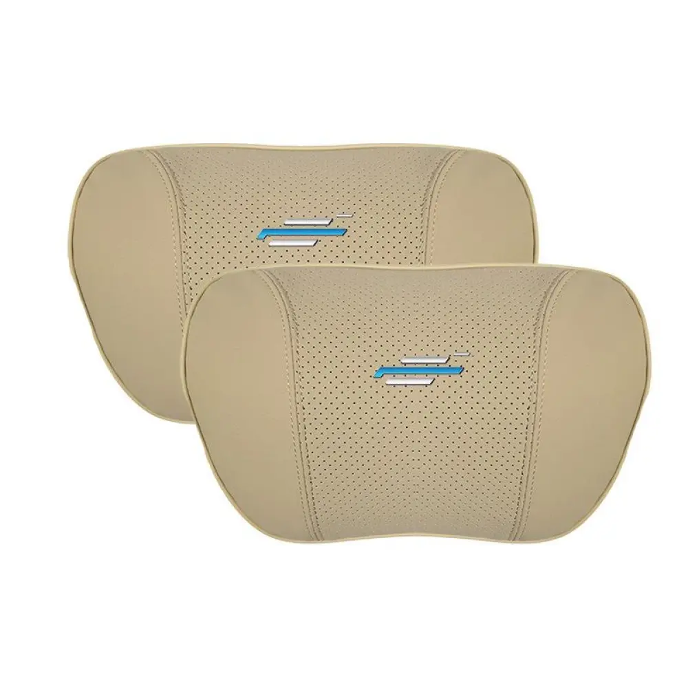 Suitable For Changan Car Seat Headrest Lumbar Pillow Off-White