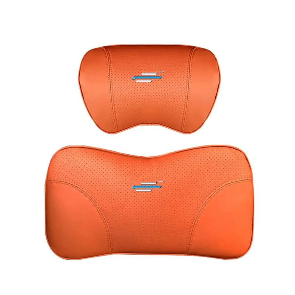 Suitable For Changan Car Seat Headrest Lumbar Pillow Orange