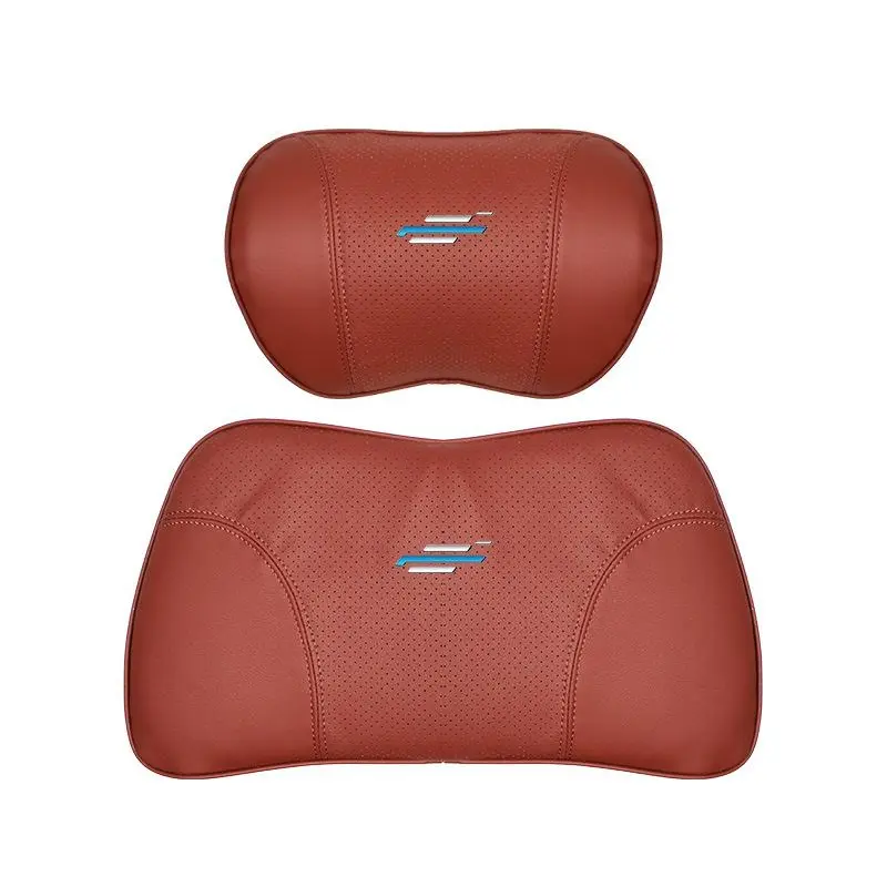 Suitable For Changan Car Seat Headrest Lumbar Pillow Red