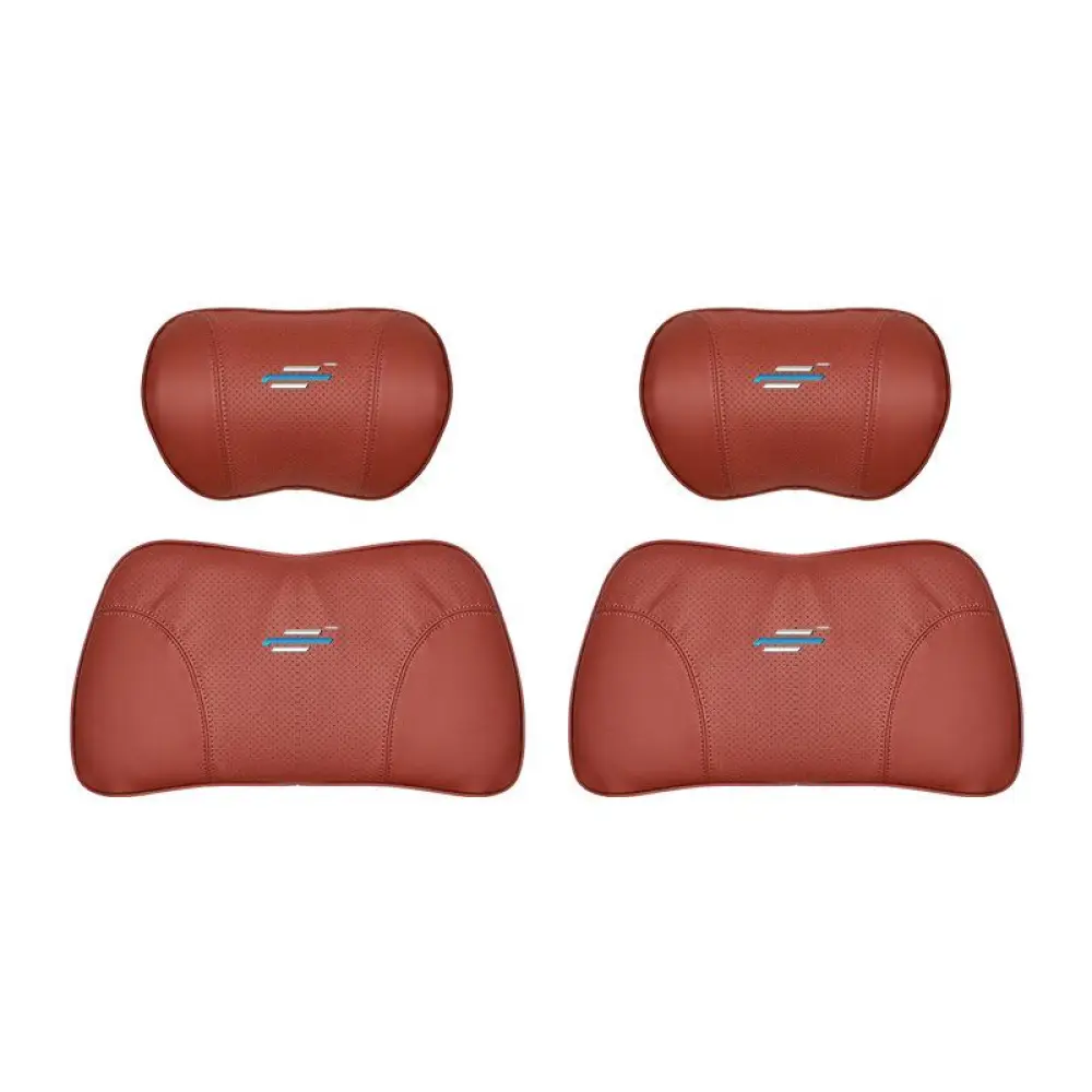 Suitable For Changan Car Seat Headrest Lumbar Pillow Red