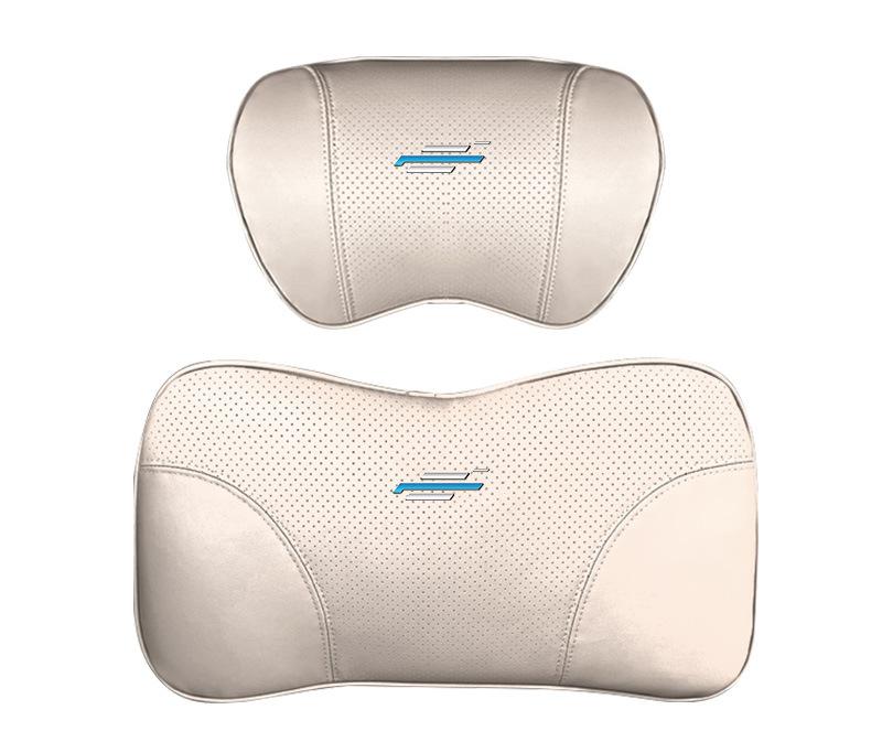 Suitable For Changan Car Seat Headrest Lumbar Pillow White