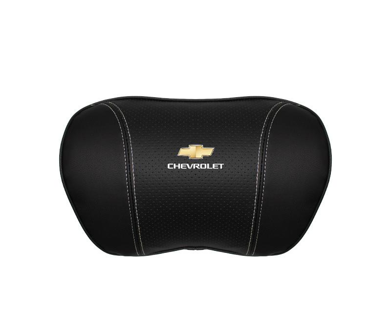 Suitable For Chevrolet Car Nappa Memory Foam Seat Headrest Lumbar Pillow Black