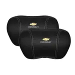 Suitable For Chevrolet Car Nappa Memory Foam Seat Headrest Lumbar Pillow Black