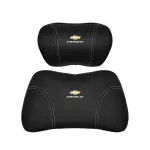 Suitable For Chevrolet Car Nappa Memory Foam Seat Headrest Lumbar Pillow Black