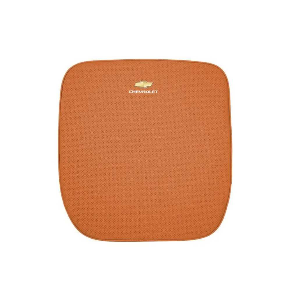Suitable For Chevrolet Car Nappa Memory Foam Seat Headrest Lumbar Pillow Orange