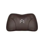 Suitable For Citroen Car Nappa Memory Foam Seat Headrest Lumbar Pillow Brown