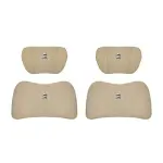 Suitable For Citroen Car Nappa Memory Foam Seat Headrest Lumbar Pillow Off-White