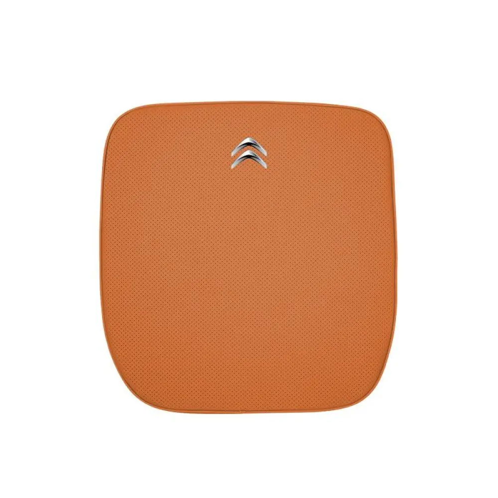 Suitable For Citroen Car Nappa Memory Foam Seat Headrest Lumbar Pillow Orange