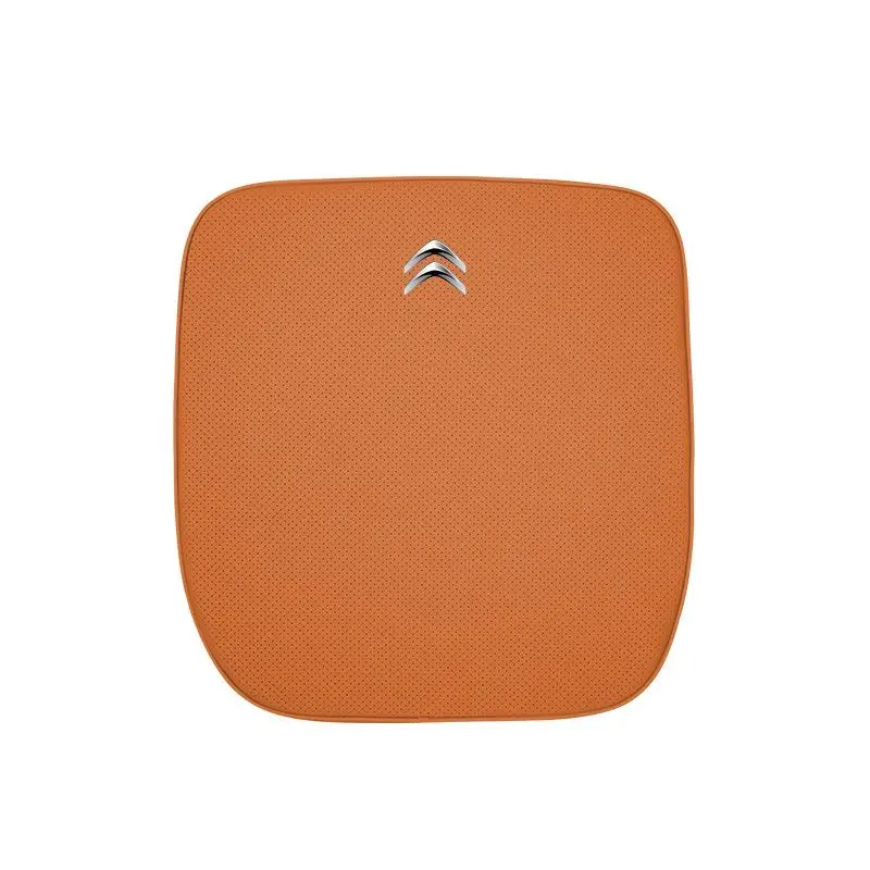Suitable For Citroen Car Nappa Memory Foam Seat Headrest Lumbar Pillow Orange