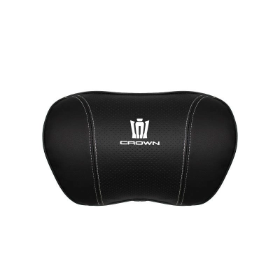 Suitable For Crown Kluger Car Seat Headrest Lumbar Pillow Black 02