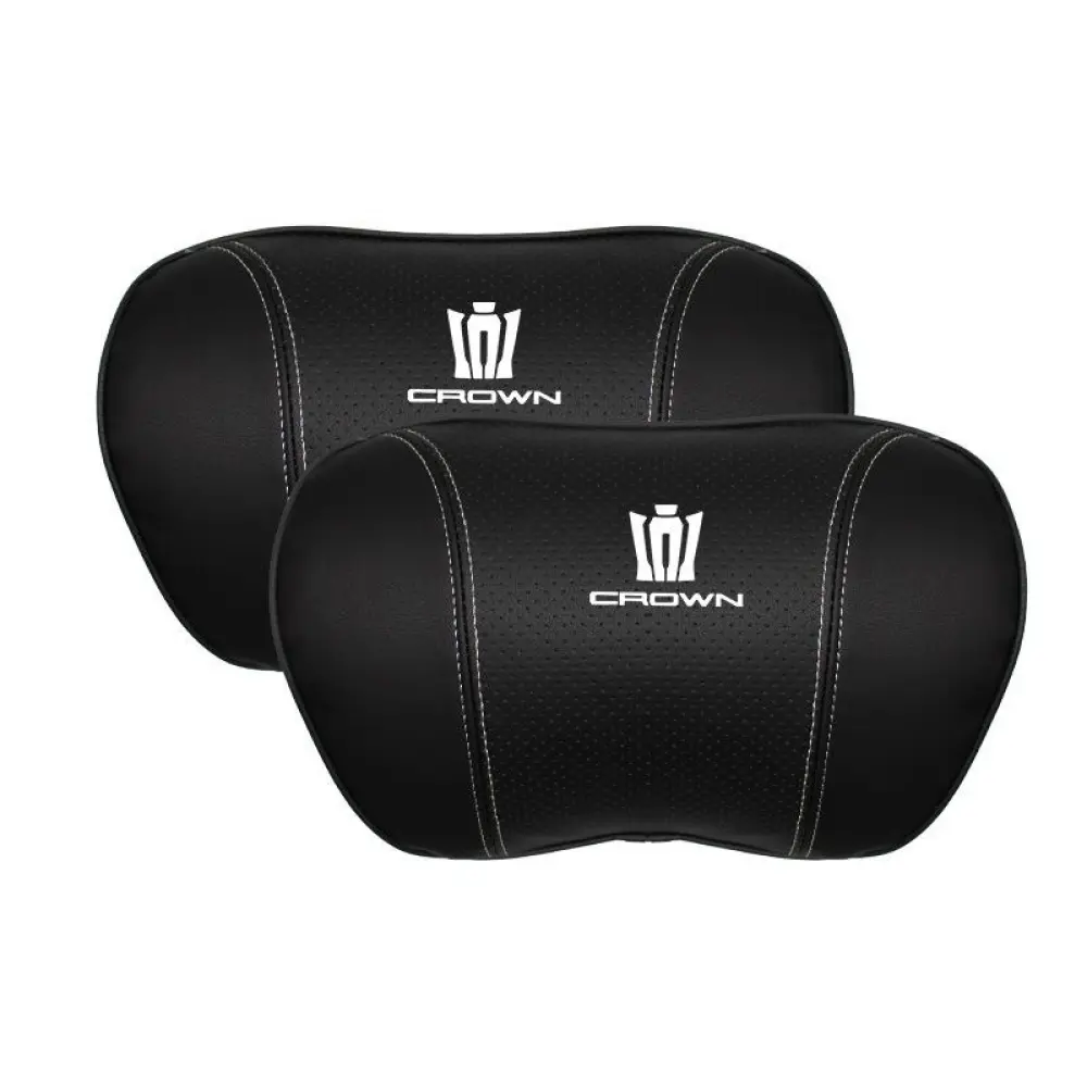 Suitable For Crown Kluger Car Seat Headrest Lumbar Pillow Black