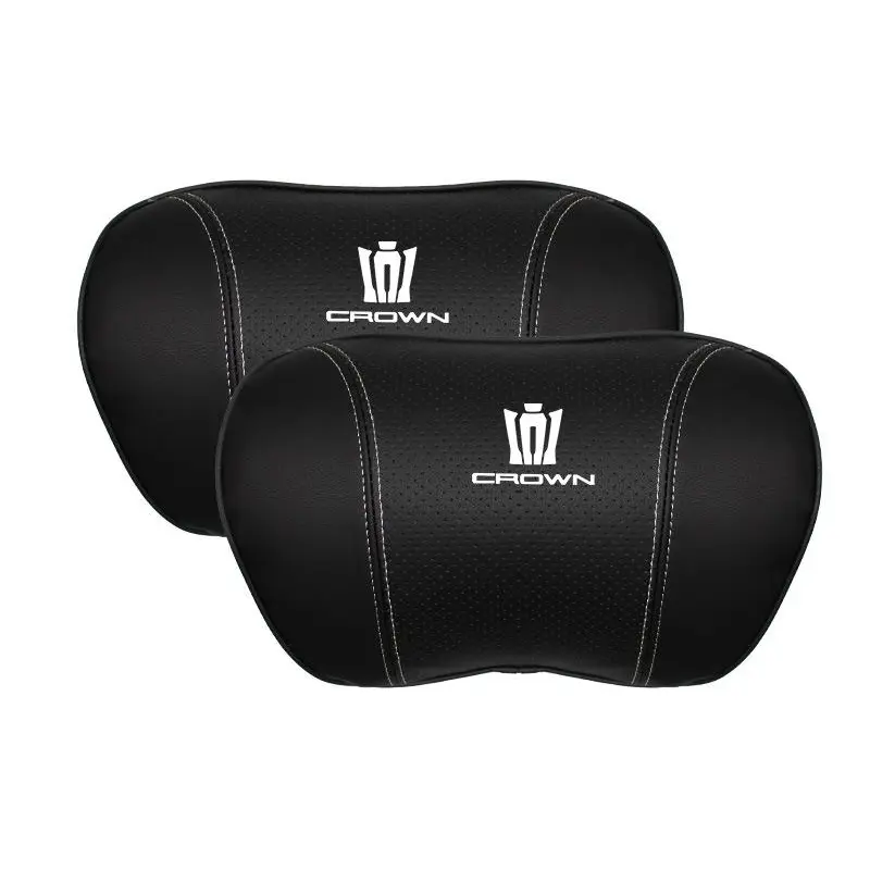 Suitable For Crown Kluger Car Seat Headrest Lumbar Pillow Black