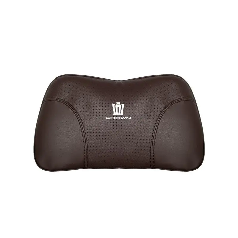 Suitable For Crown Kluger Car Seat Headrest Lumbar Pillow Brown