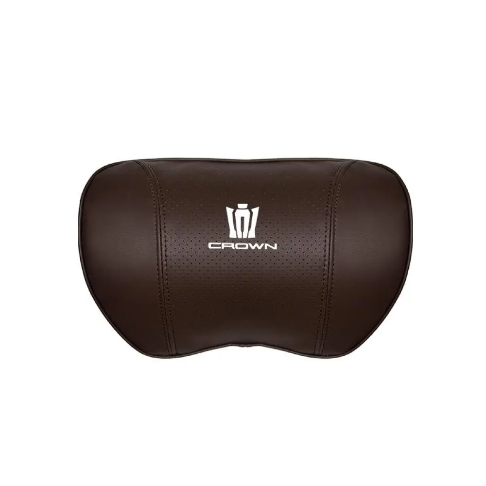Suitable For Crown Kluger Car Seat Headrest Lumbar Pillow Brown