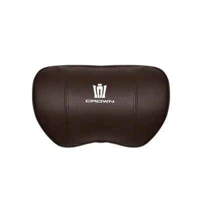 Suitable For Crown Kluger Car Seat Headrest Lumbar Pillow Brown 02