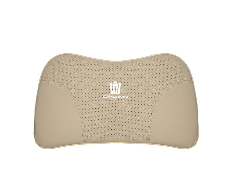 Suitable For Crown Kluger Car Seat Headrest Lumbar Pillow Off-White