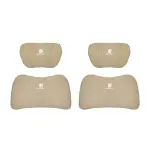 Suitable For Crown Kluger Car Seat Headrest Lumbar Pillow Off-White