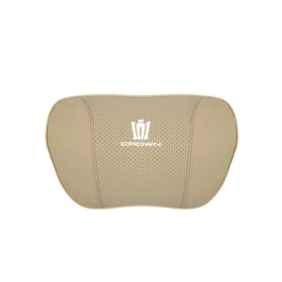 Suitable For Crown Kluger Car Seat Headrest Lumbar Pillow Off-White 02