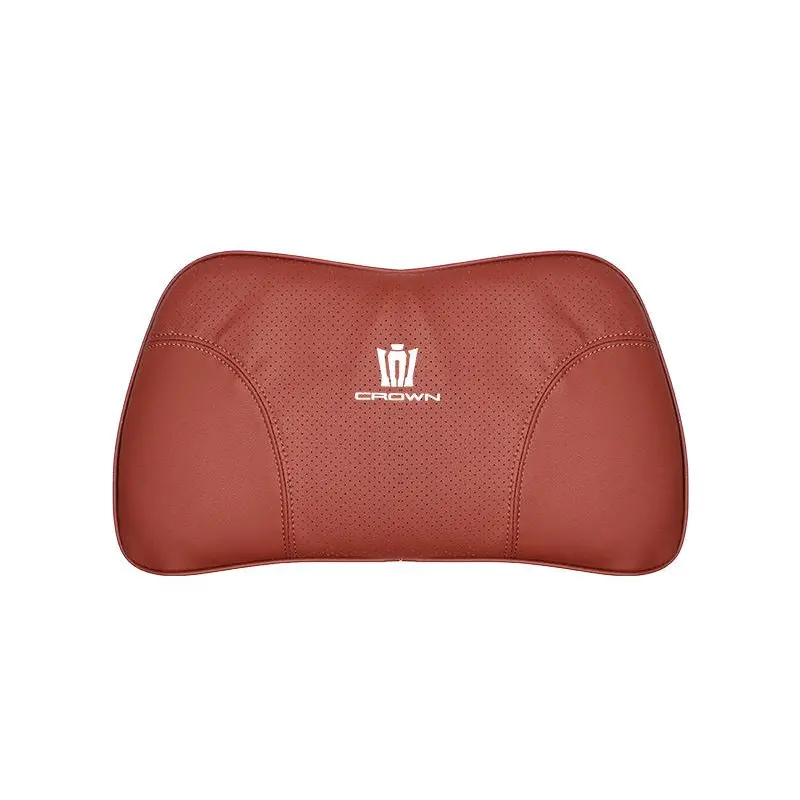 Suitable For Crown Kluger Car Seat Headrest Lumbar Pillow Red