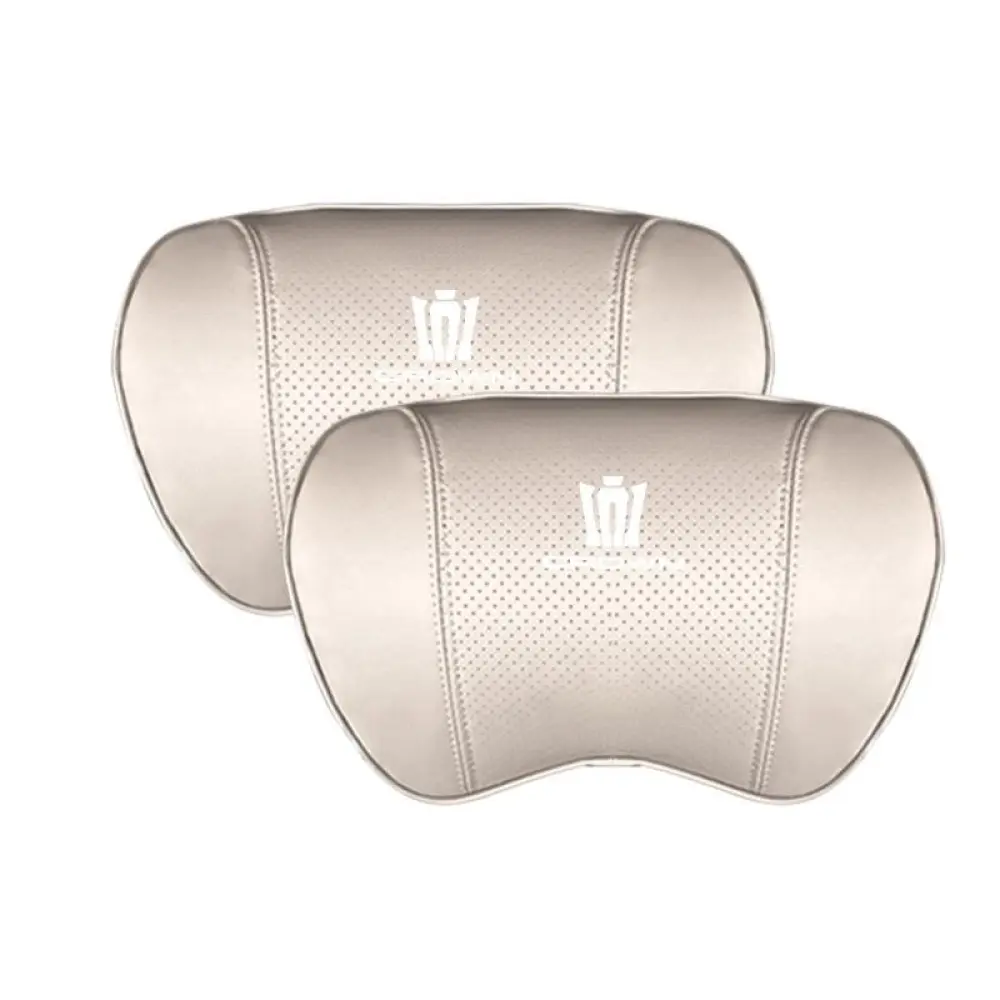 Suitable For Crown Kluger Car Seat Headrest Lumbar Pillow White