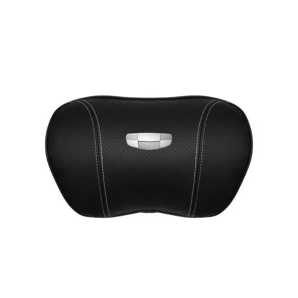 Suitable For Geometry Car Seat Headrest Lumbar Pillow Black