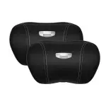Suitable For Geometry Car Seat Headrest Lumbar Pillow Black
