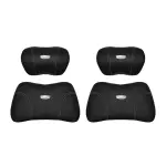 Suitable For Geometry Car Seat Headrest Lumbar Pillow Black
