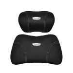 Suitable For Geometry Car Seat Headrest Lumbar Pillow Black