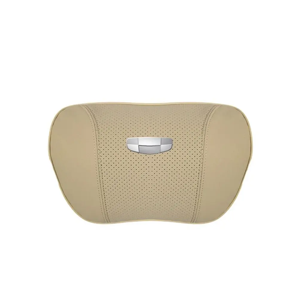 Suitable For Geometry Car Seat Headrest Lumbar Pillow Off-White