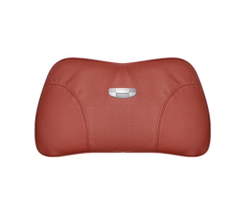 Suitable For Geometry Car Seat Headrest Lumbar Pillow Red