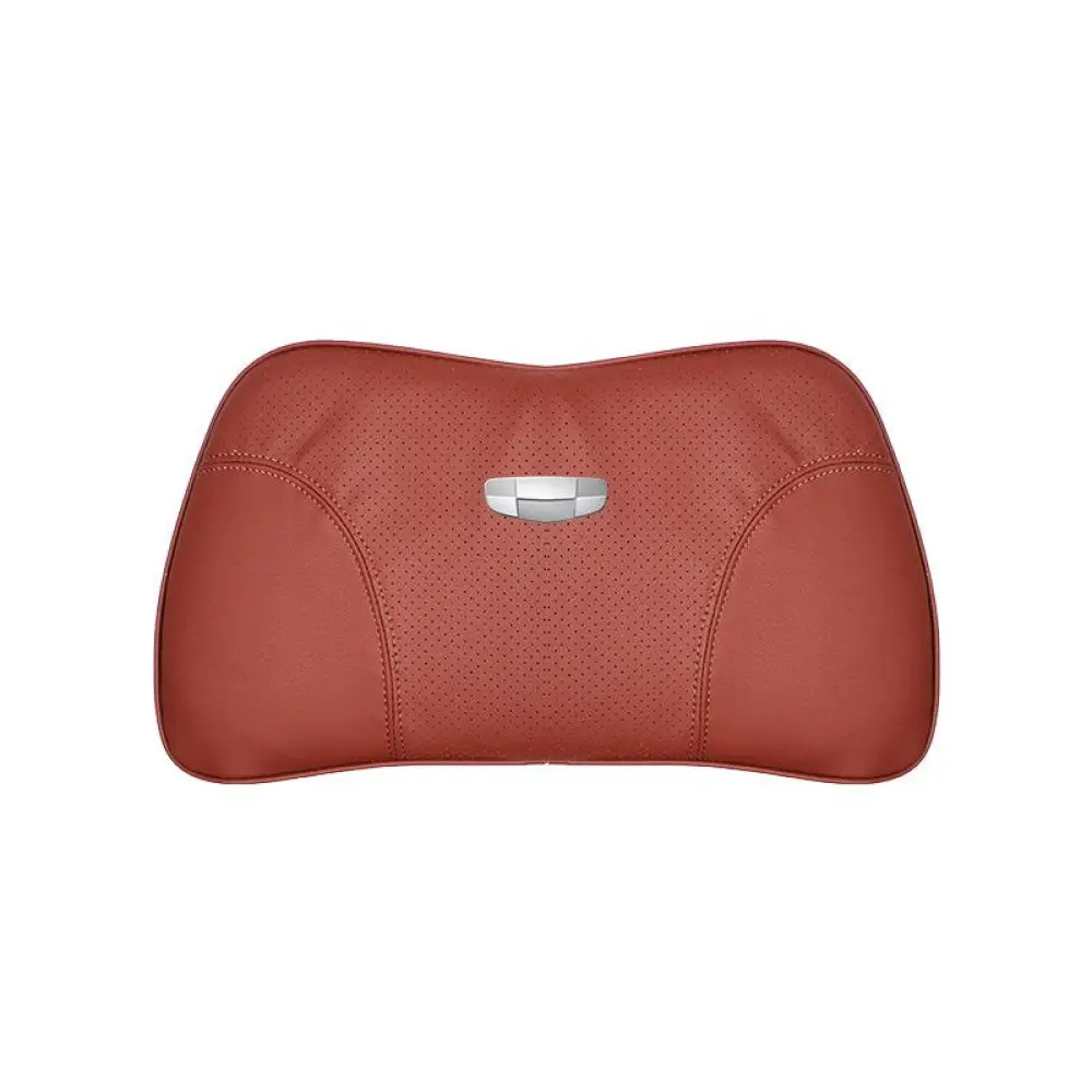 Suitable For Geometry Car Seat Headrest Lumbar Pillow Red