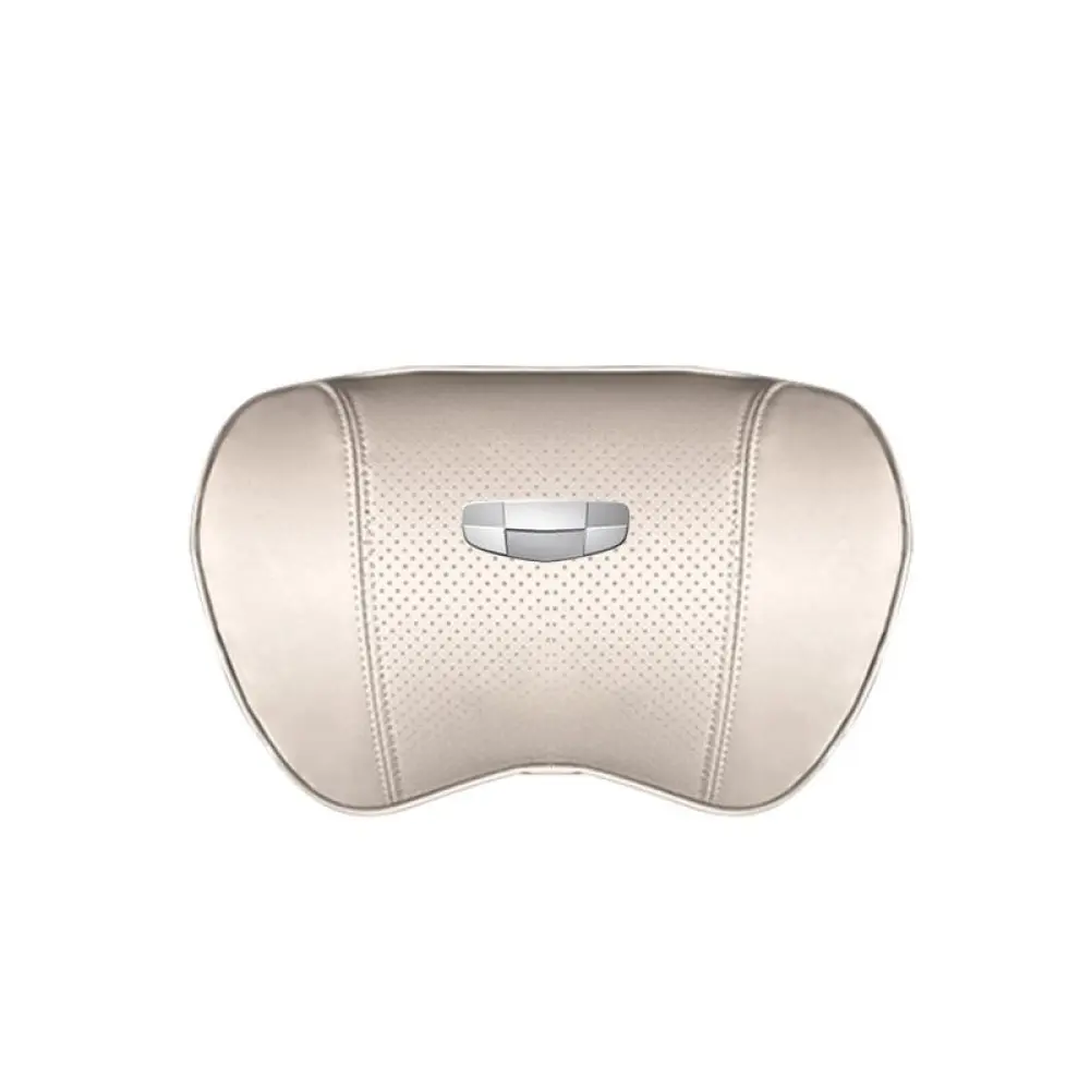 Suitable For Geometry Car Seat Headrest Lumbar Pillow White